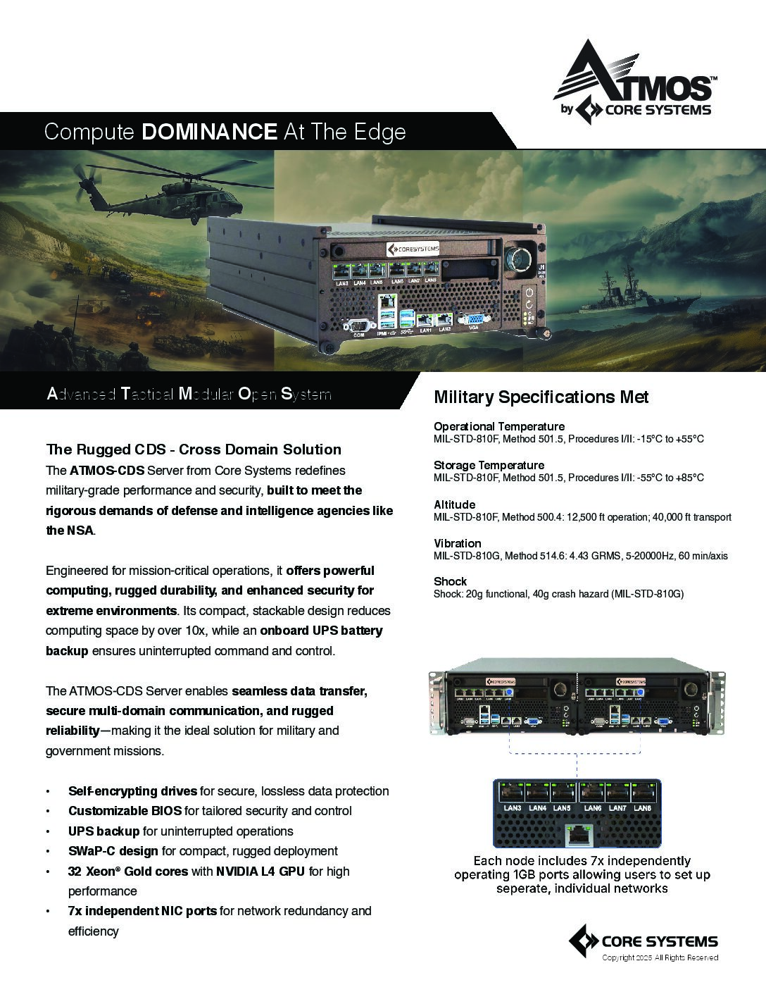 ATMOS - CDS Server Datasheet