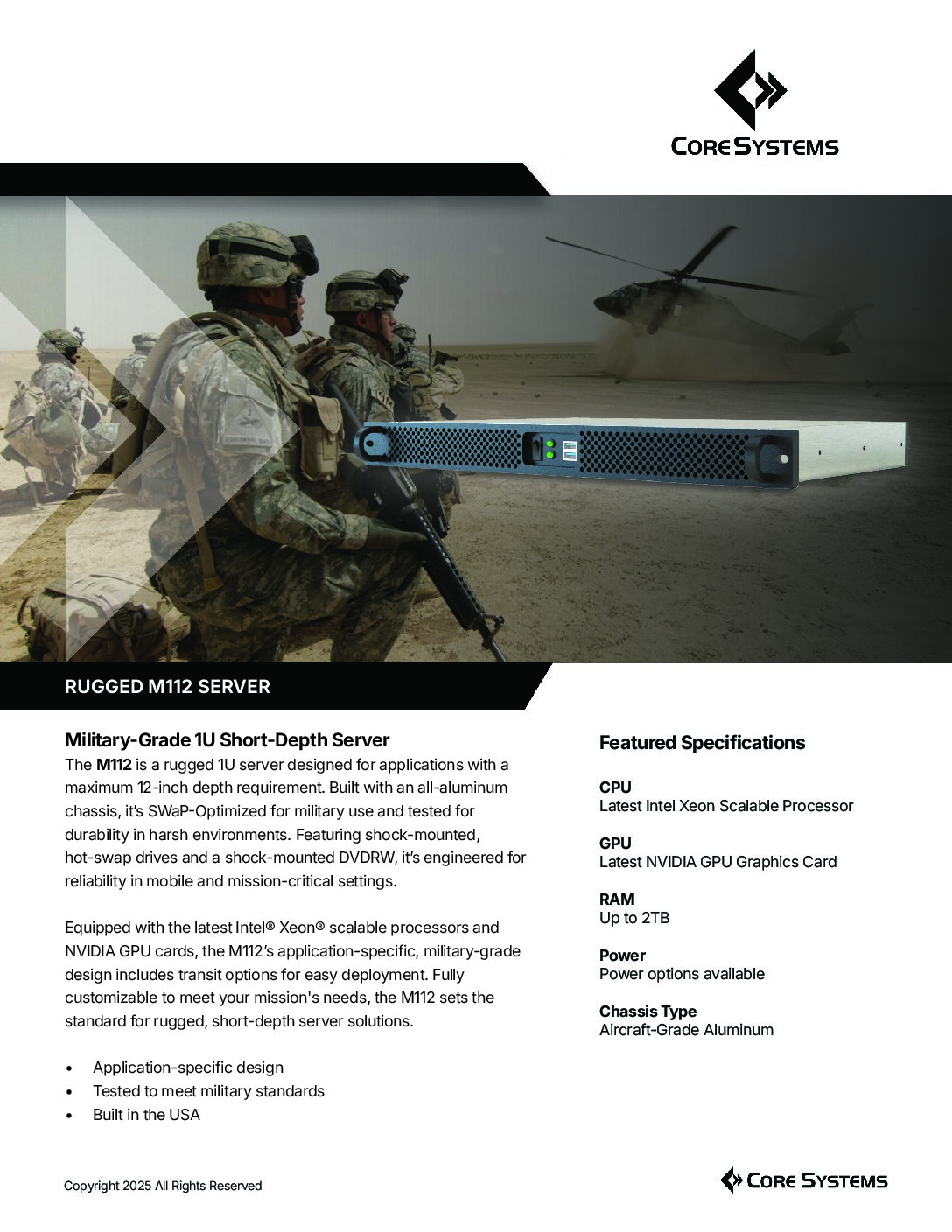 Datasheets - Core Systems