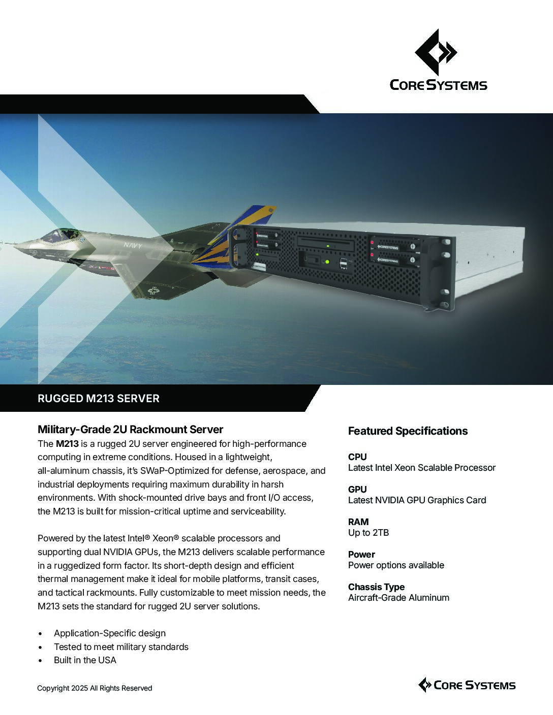 Datasheets - Core Systems