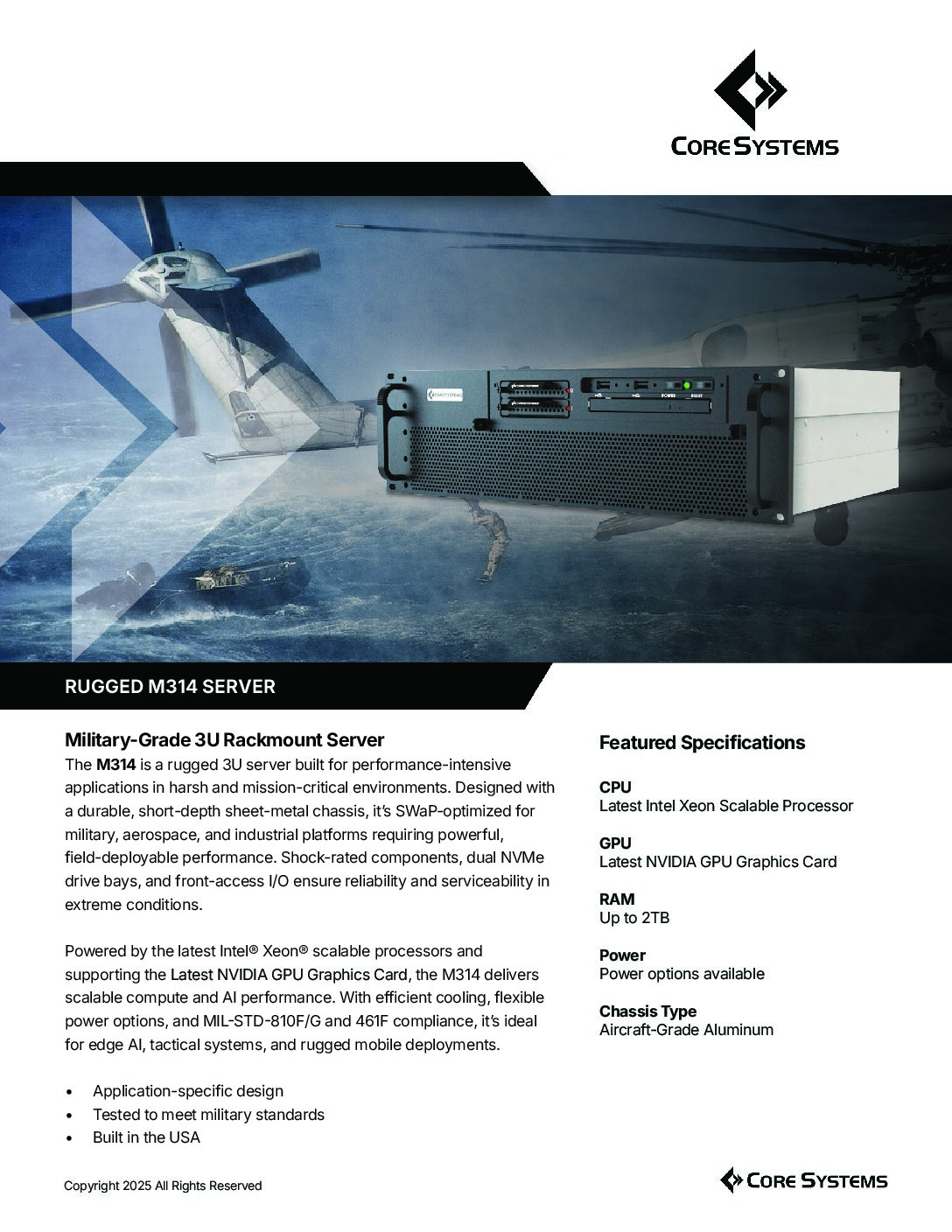 Datasheets - Core Systems