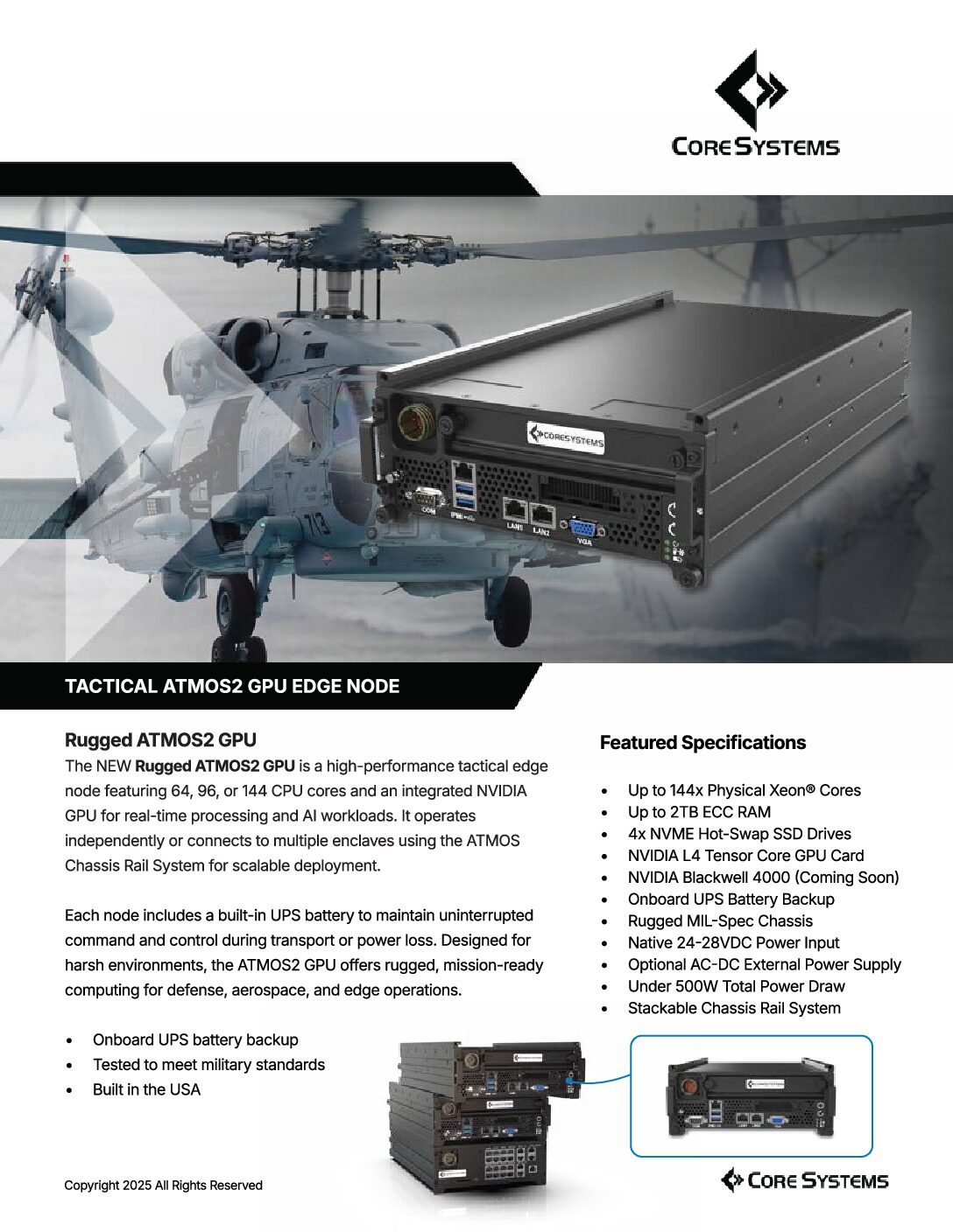 Rugged ATMOS2 GPU Datasheet