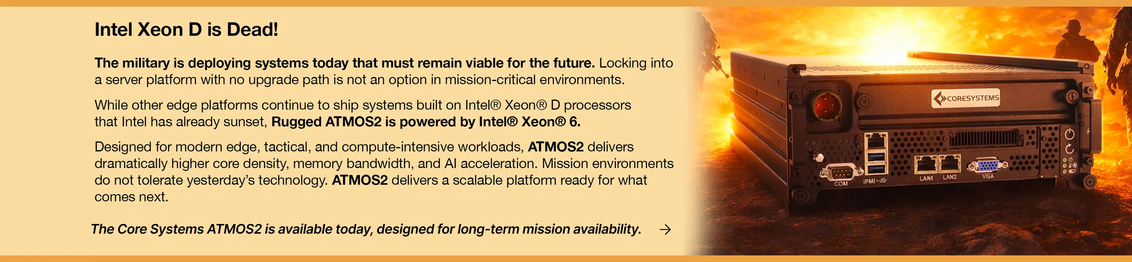 ATMOS2 Comparison Promo Banner