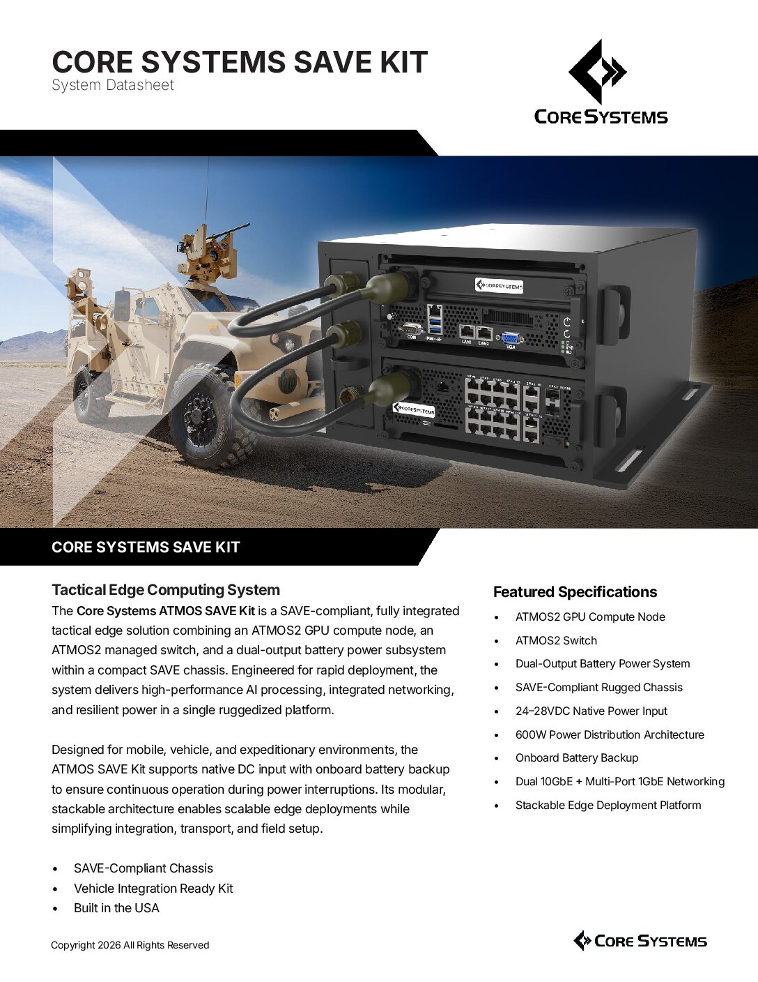 ATMOS SAVE Kit Datasheet